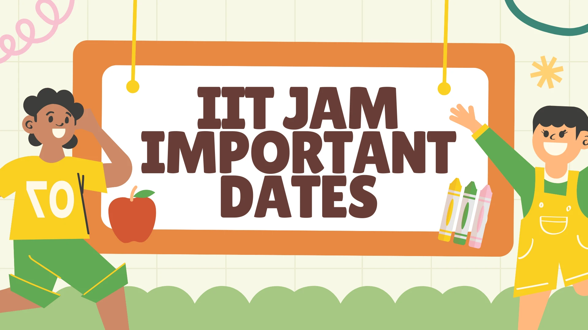 IIT JAM 2026 Important Dates