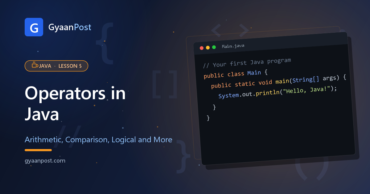 Operators in Java Explained (with Examples)