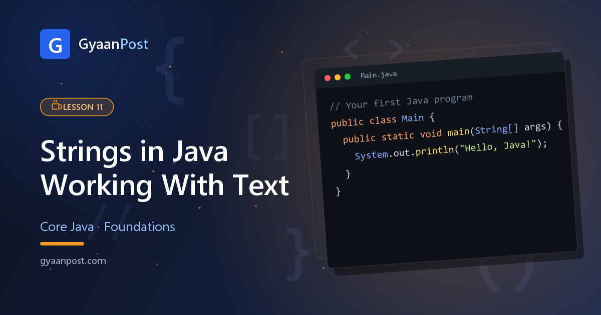 Strings in Java: Methods, Comparison and the equals() Trap