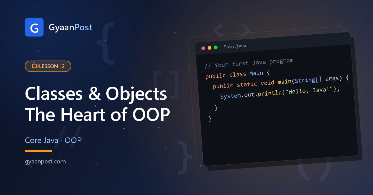 Classes and Objects in Java: The Foundation of OOP