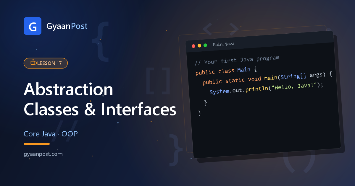 Abstraction in Java: Abstract Classes and Interfaces Explained