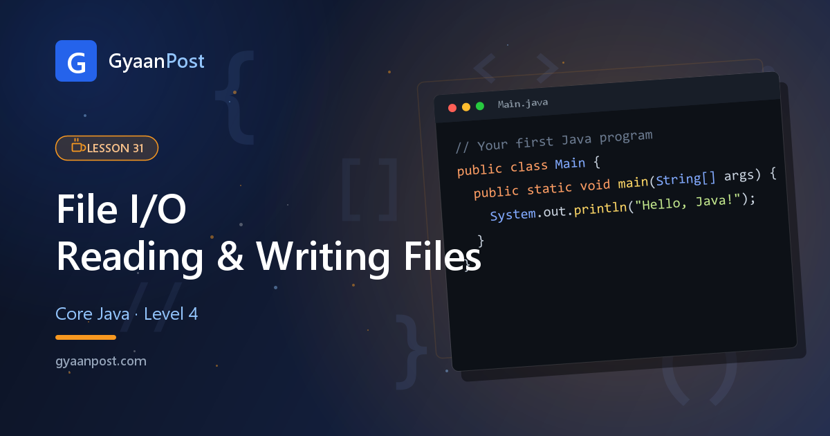 File I/O in Java: Reading and Writing Files the Modern Way