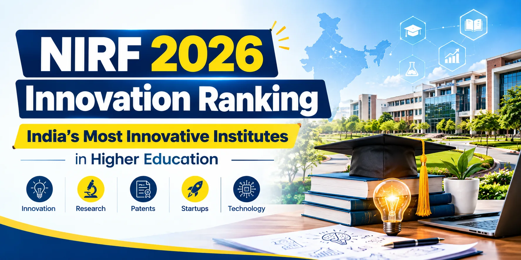 NIRF 2026 Innovation Ranking: Check India's Most Innovative Institutes in Higher Education