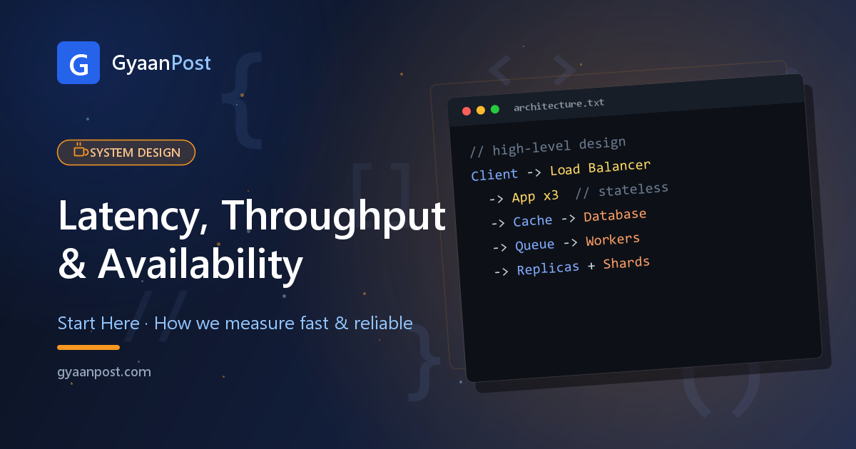 Latency, Throughput & Availability: How We Measure Fast and Reliable