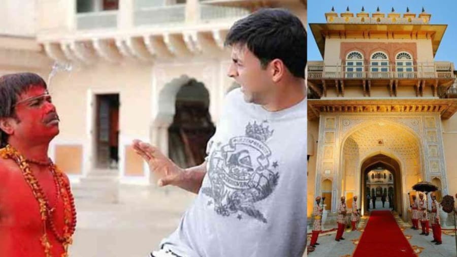 Chomu Palace filming location in Rajasthan