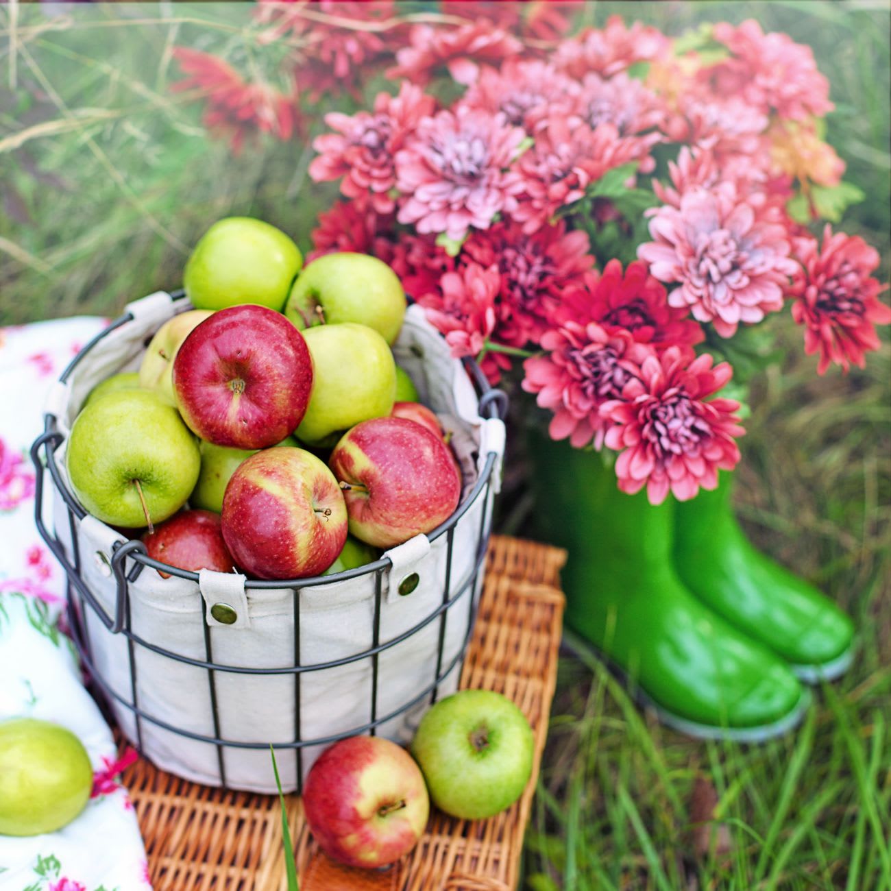 Fruit and flowers