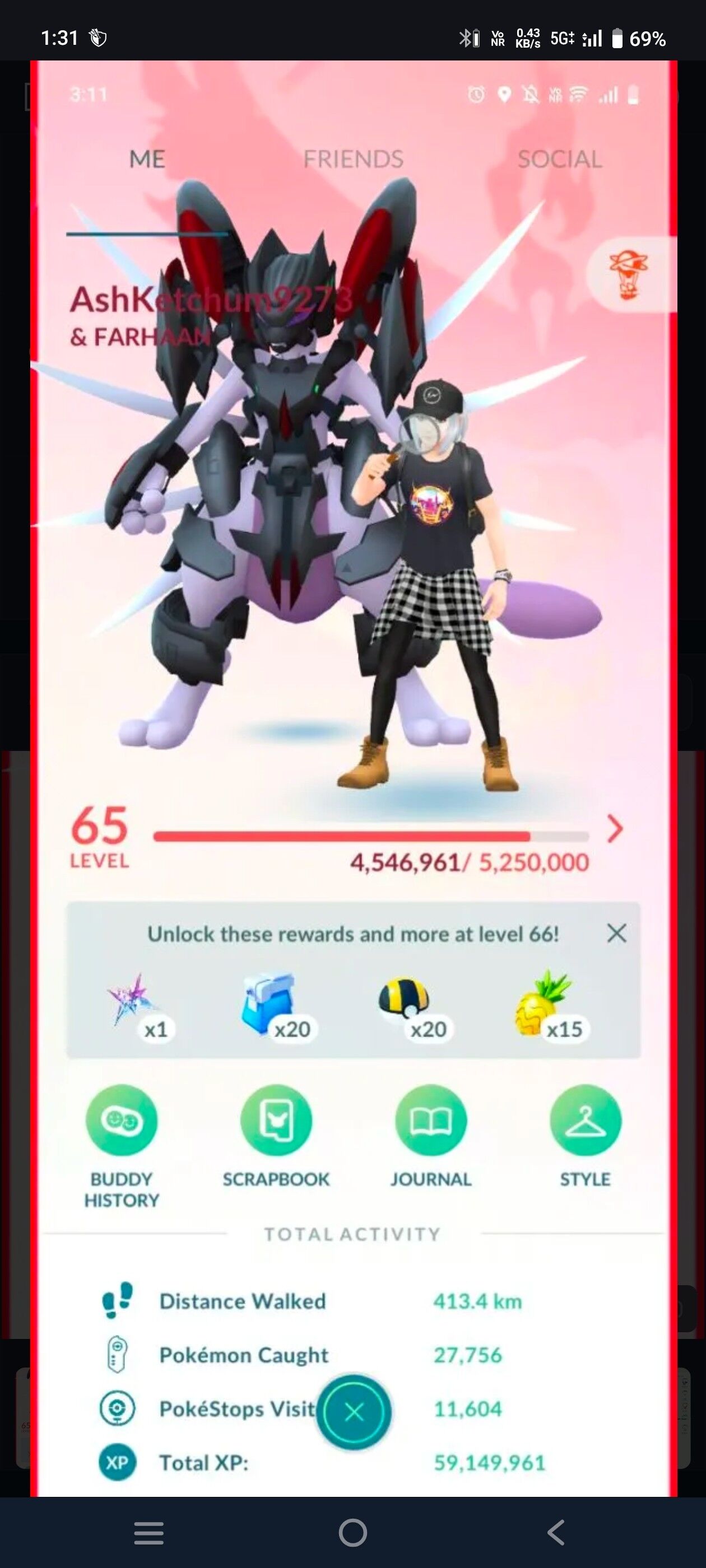 SUPER RARE [30% OFF] LVL65 | 14 MIL STARDUST | 44 HUNDO | ARMOURED MEWTWO | 5k+ CP KYUREM FUSED | 444 LEGENDRY |132 SHINY |33 SHINY LEGENDARY |2k POKECOINS |