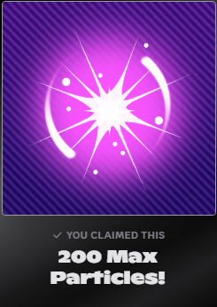 200 Max Particles Code for Redeem