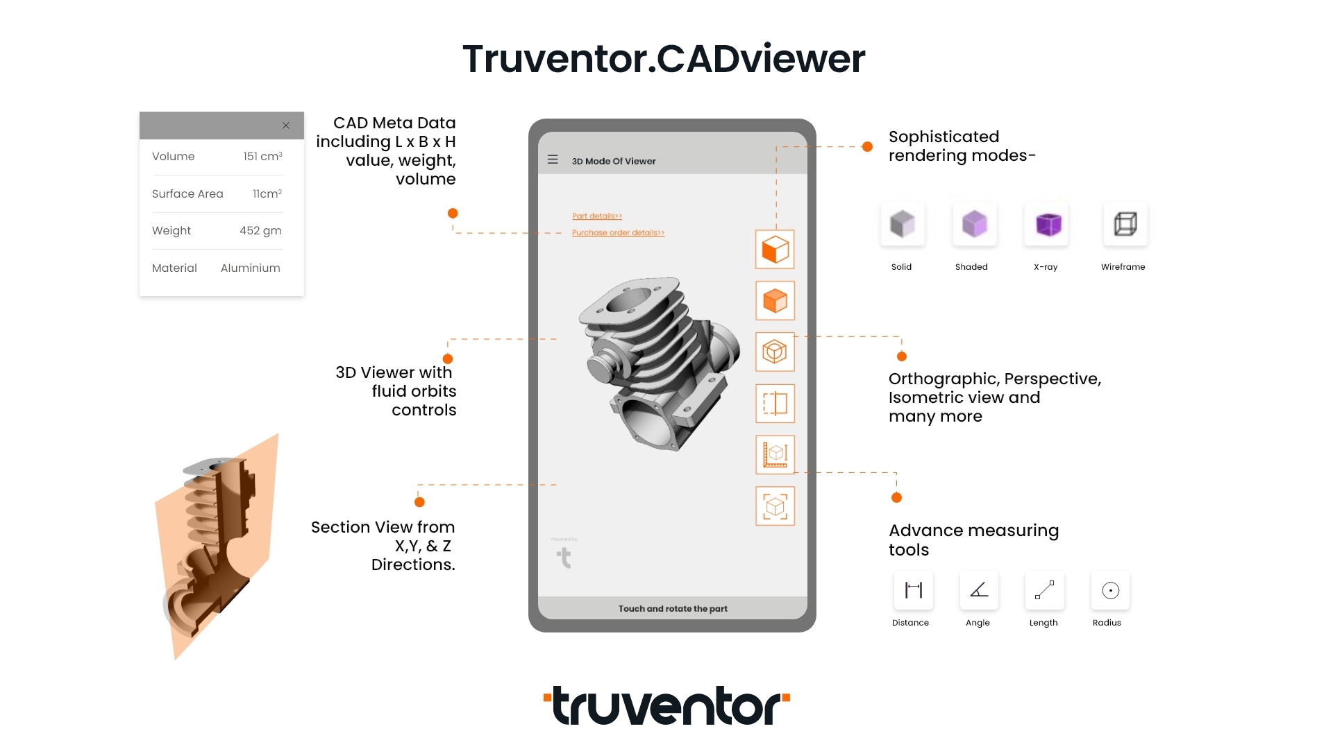 Features of Truventor.CADviewer