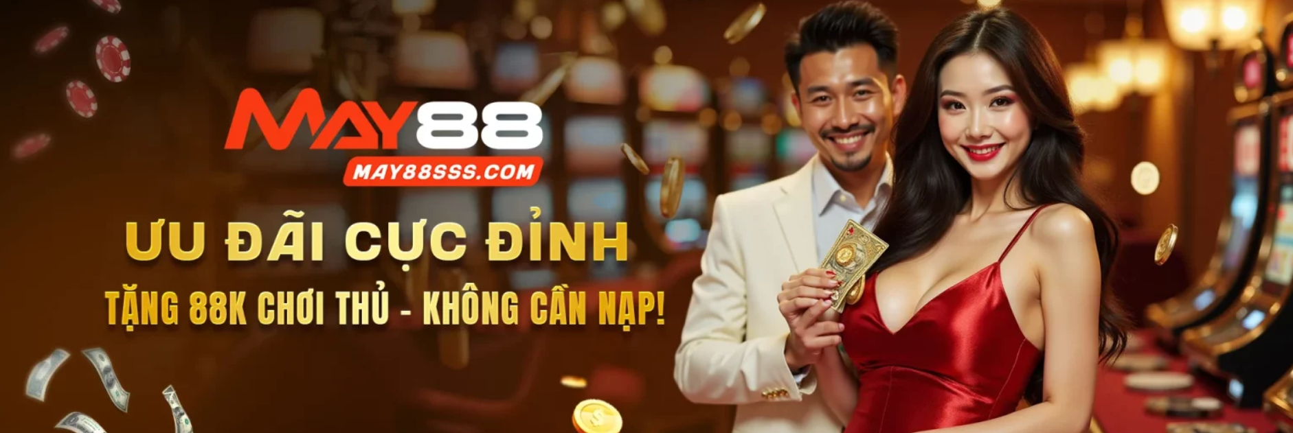 MAY88 – Link Chính Thức 2026 | Tặng 88K Khi Đăng Ký, Casino Live Cực Mượt