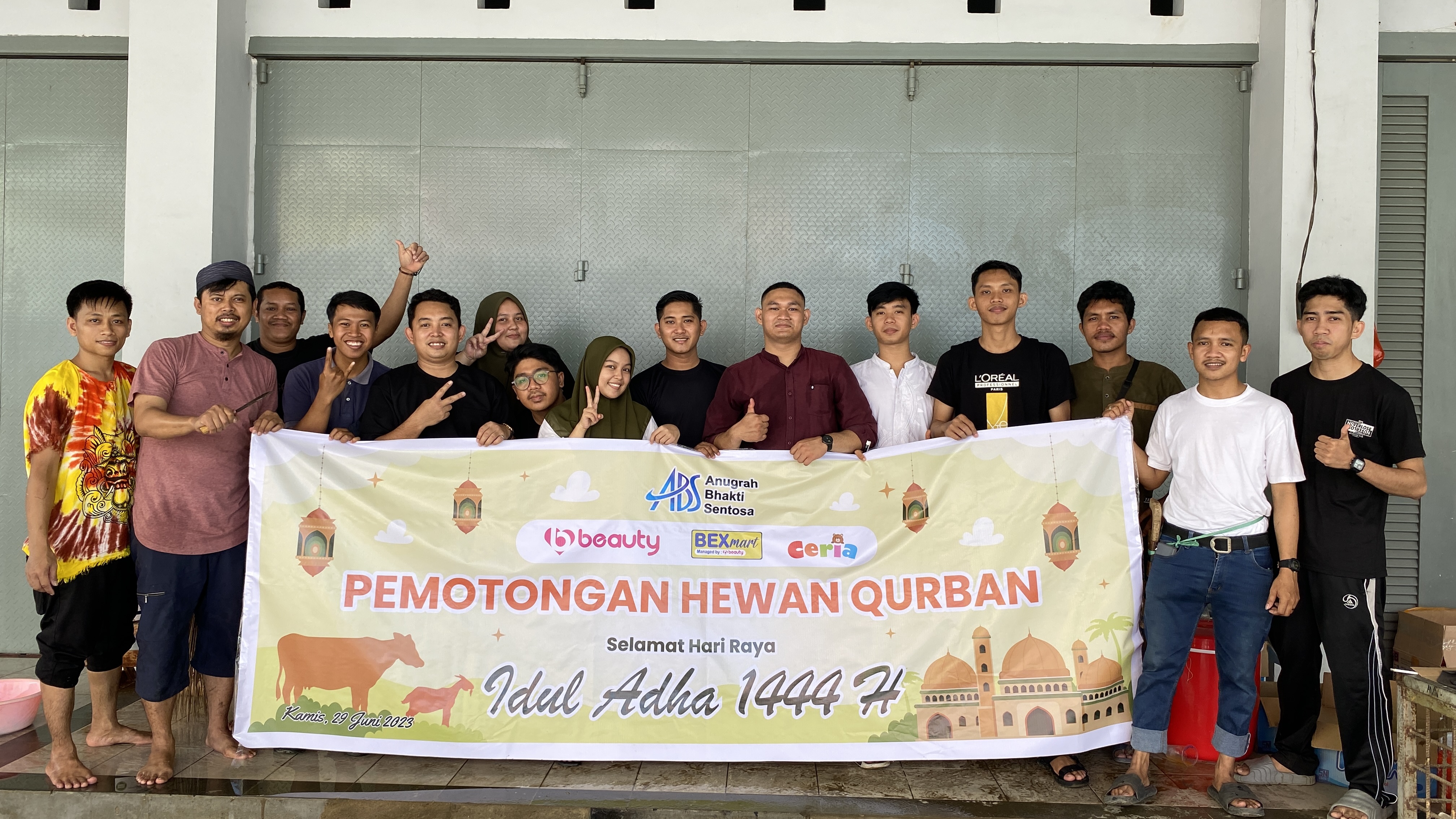 Pemotongan Hewan Qurban Idul Adha 1444 H