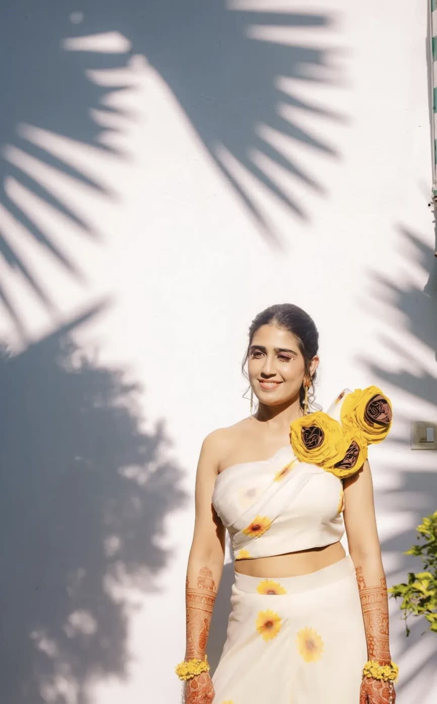 Divyanshi's Haldi — client photograph from Design Matinee