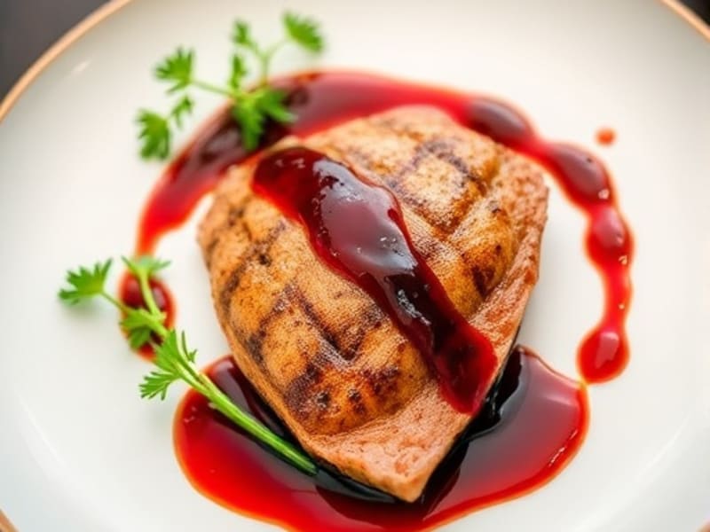 Pan-Seared Duck Breast with Cherry Reduction