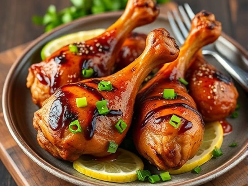 Mediterranean BBQ Chicken Drumsticks