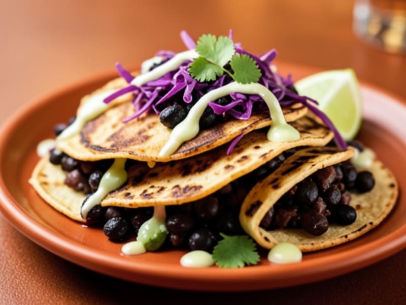 Smoky Chipotle Black Bean Tacos
