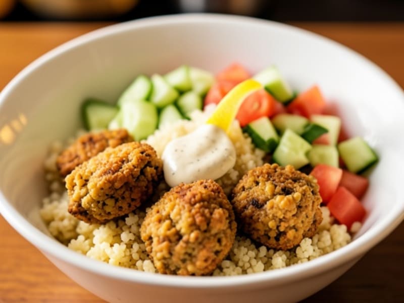 Falafel Bowl with Lemon Tahini