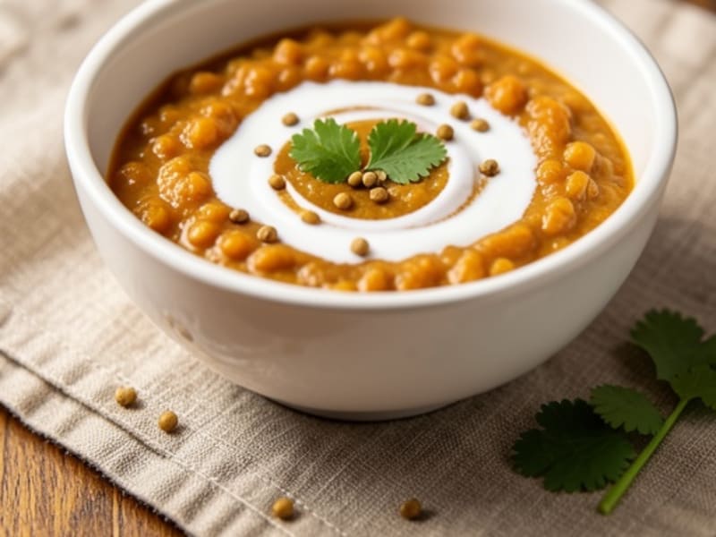 Red Lentil Coconut Dahl