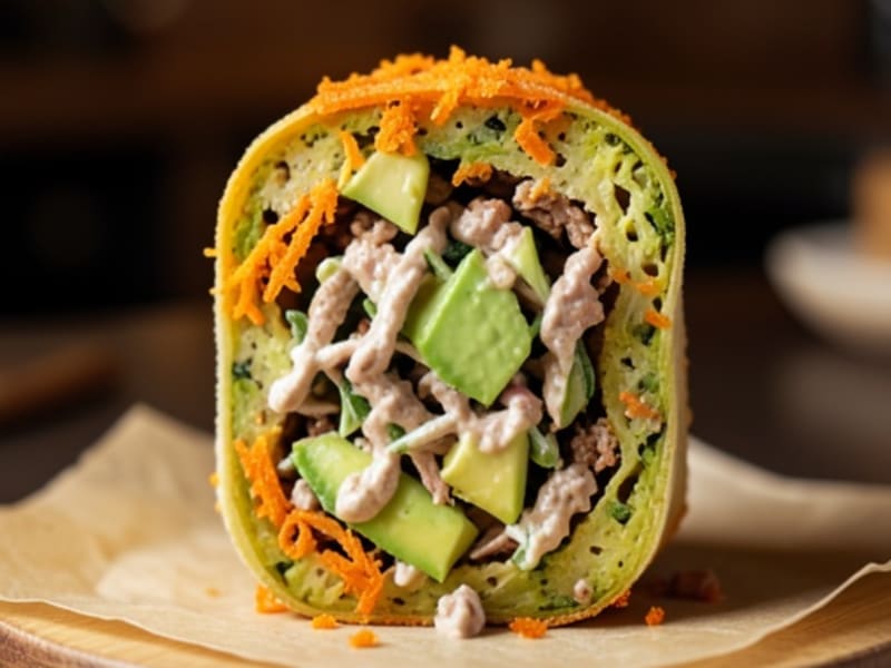 Buffalo Cauliflower Wrap