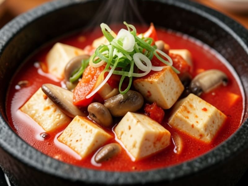 Korean Tofu Kimchi Stew