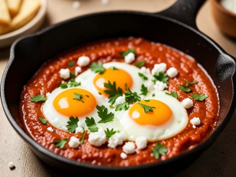 Shakshuka with Feta and Herbs