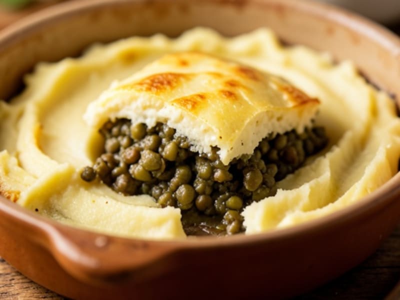 Green Lentil Shepherd's Pie