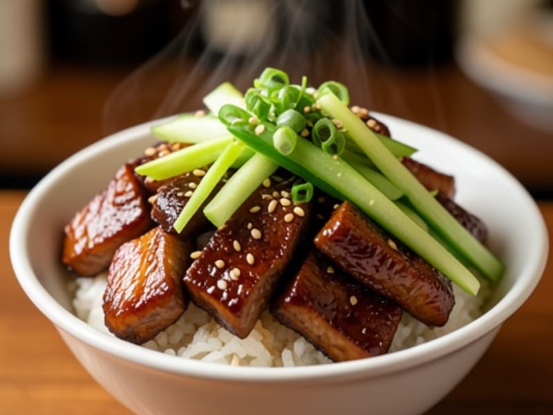 Sizzling Korean Gochujang Beef Bowls