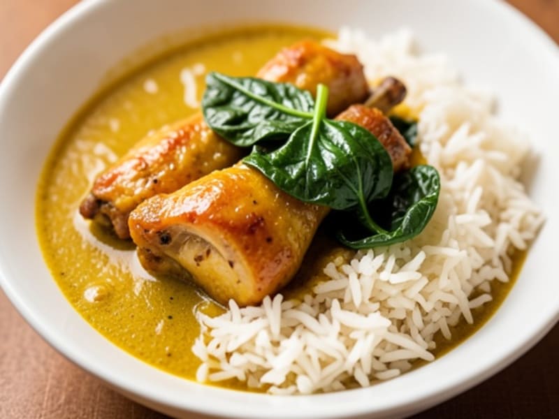 Coconut Curry Chicken Thighs
