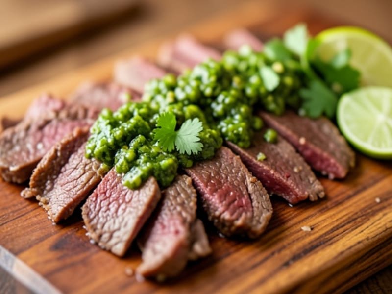Carne Asada with Charred Salsa Verde