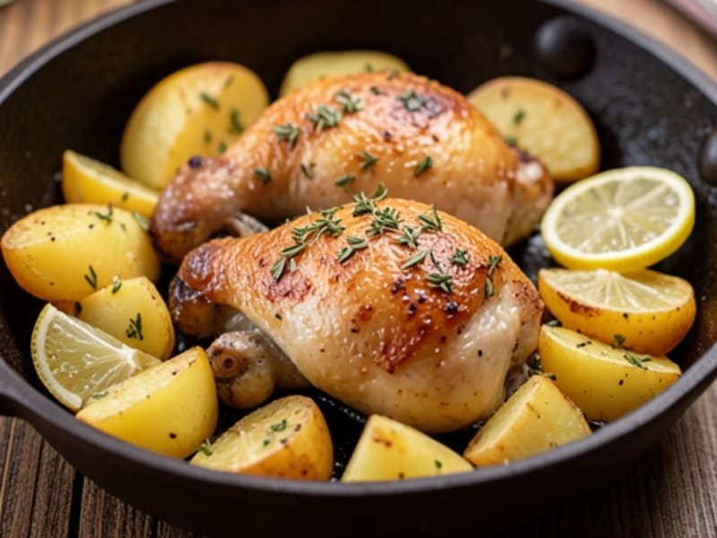 Greek Lemon Chicken and Potatoes