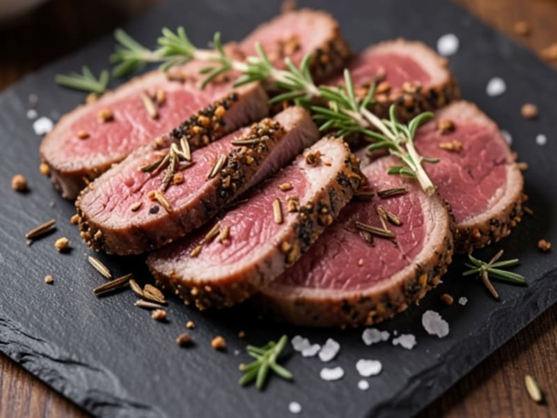 Juniper-Rubbed Grilled Venison Backstrap