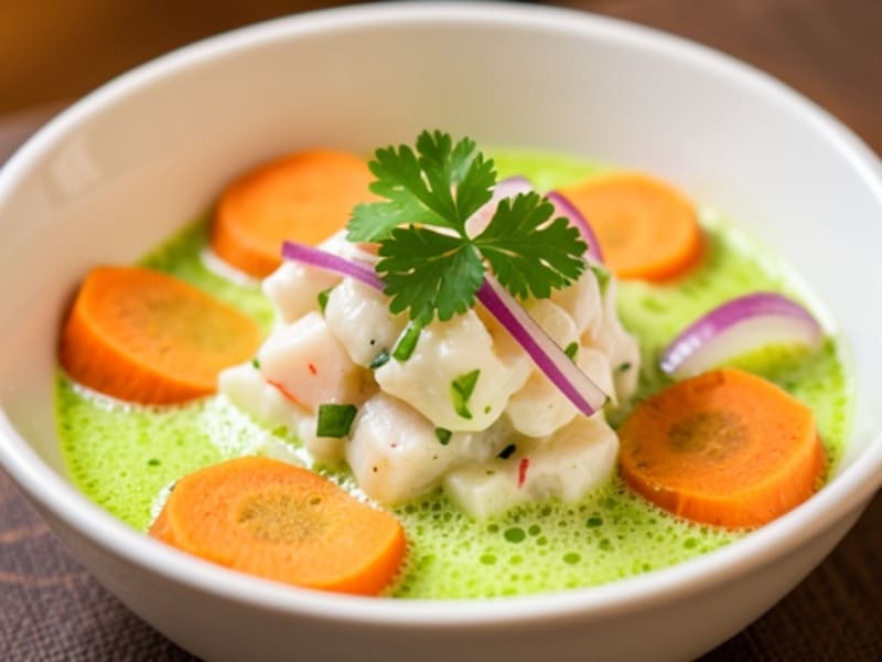 Peruvian Tiger's Milk Sea Bass Ceviche