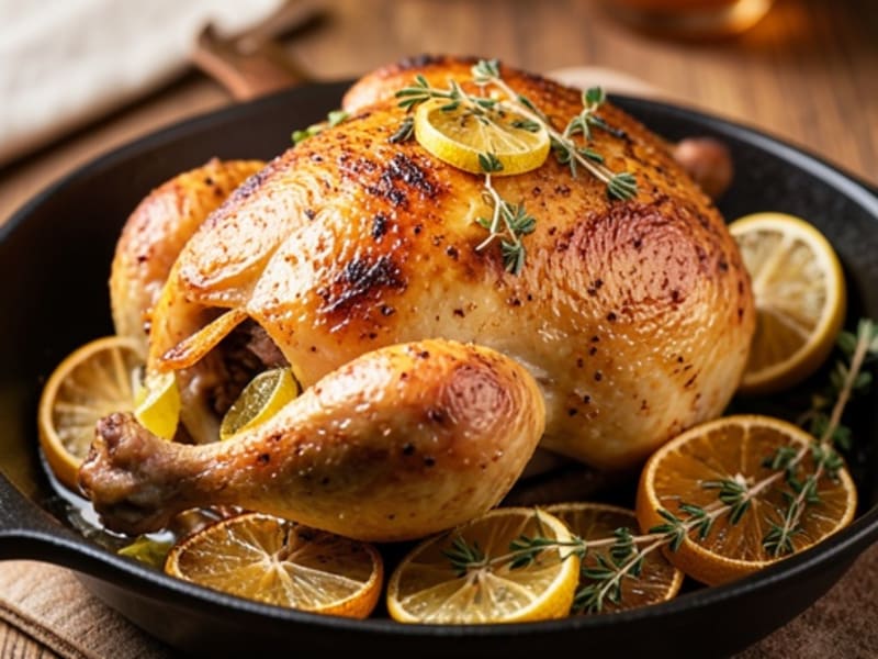 Coastal Herb-Roasted Chicken with Preserved Lemon