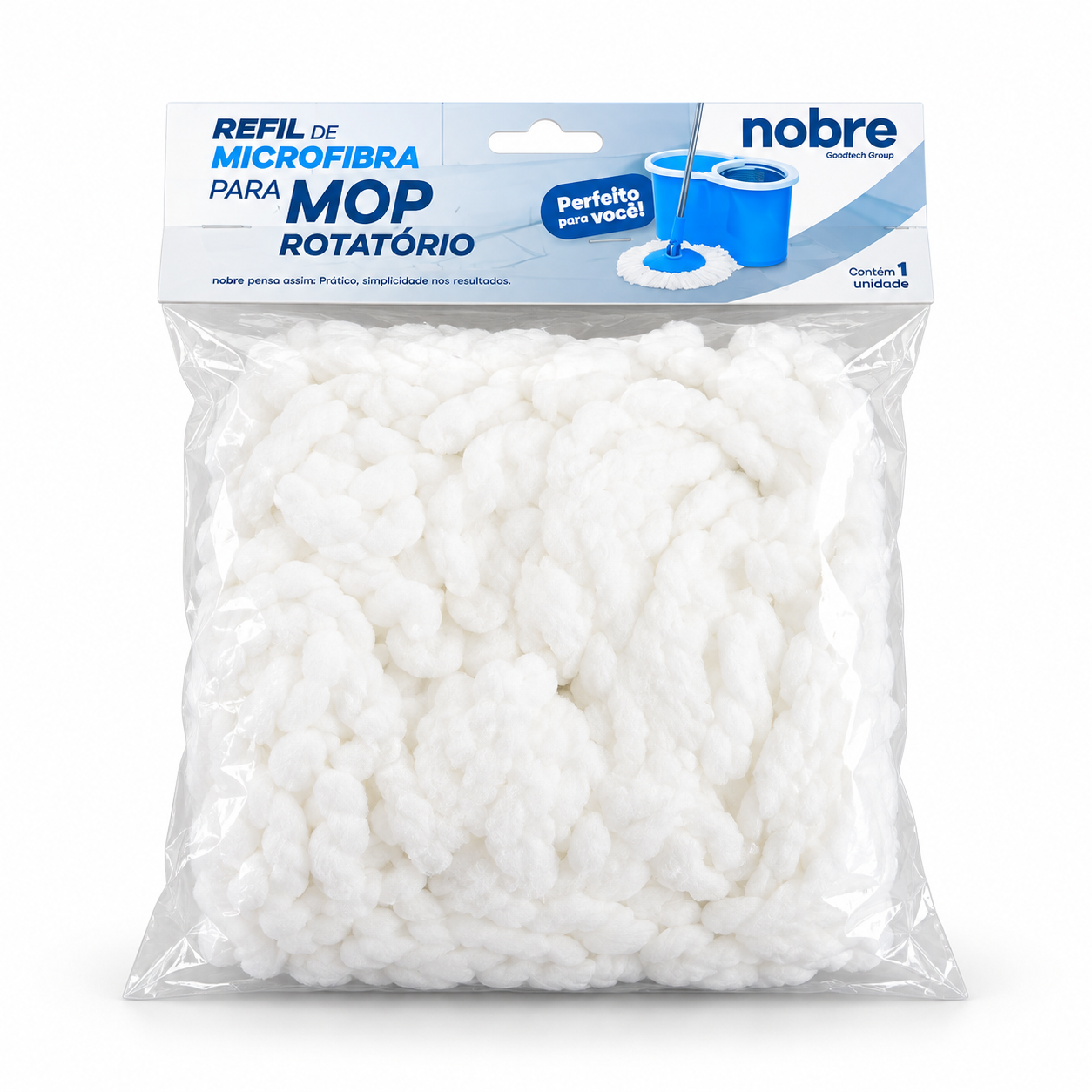Refil Mop Rotatório Microfibra