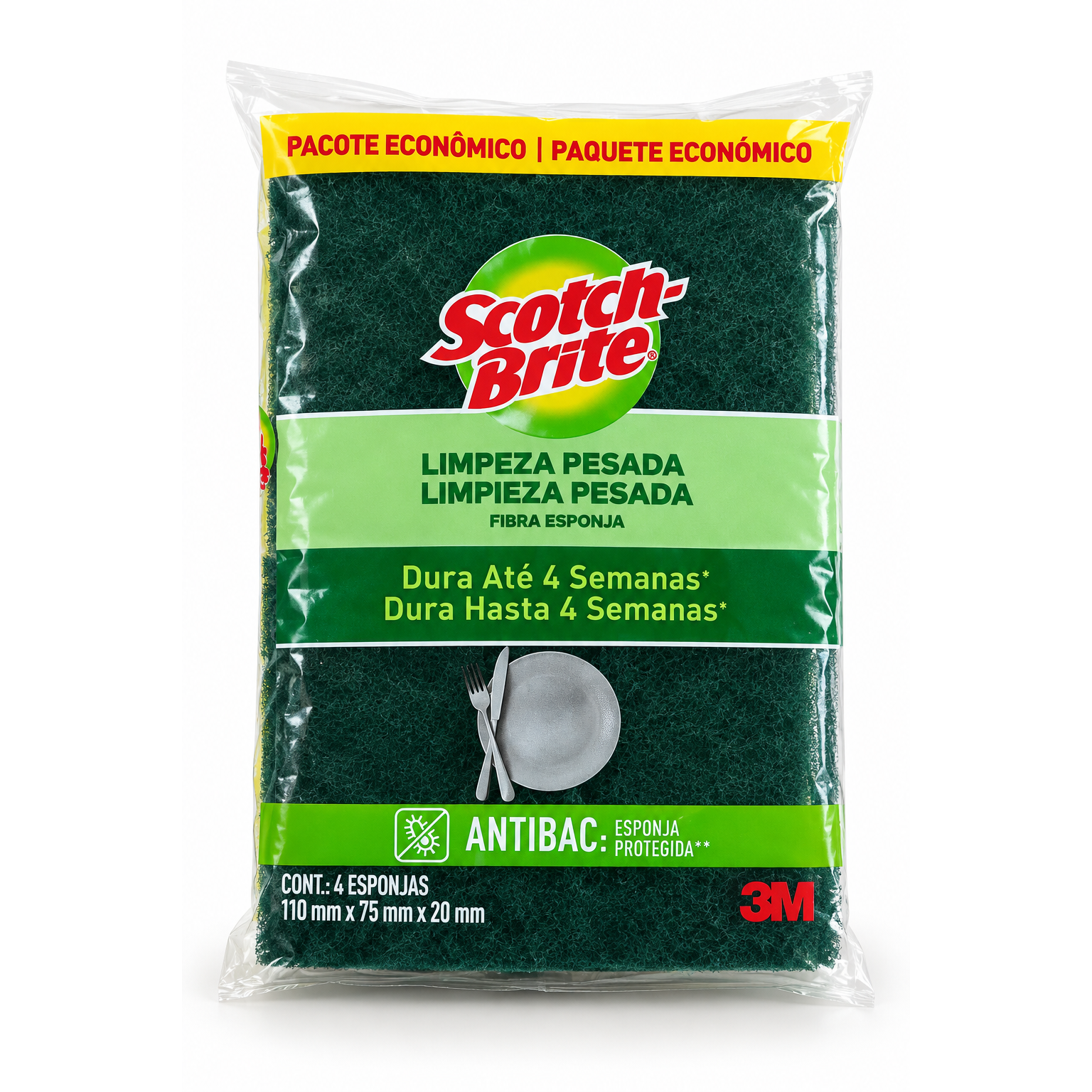 Esponja Scotch Brite Pc/4