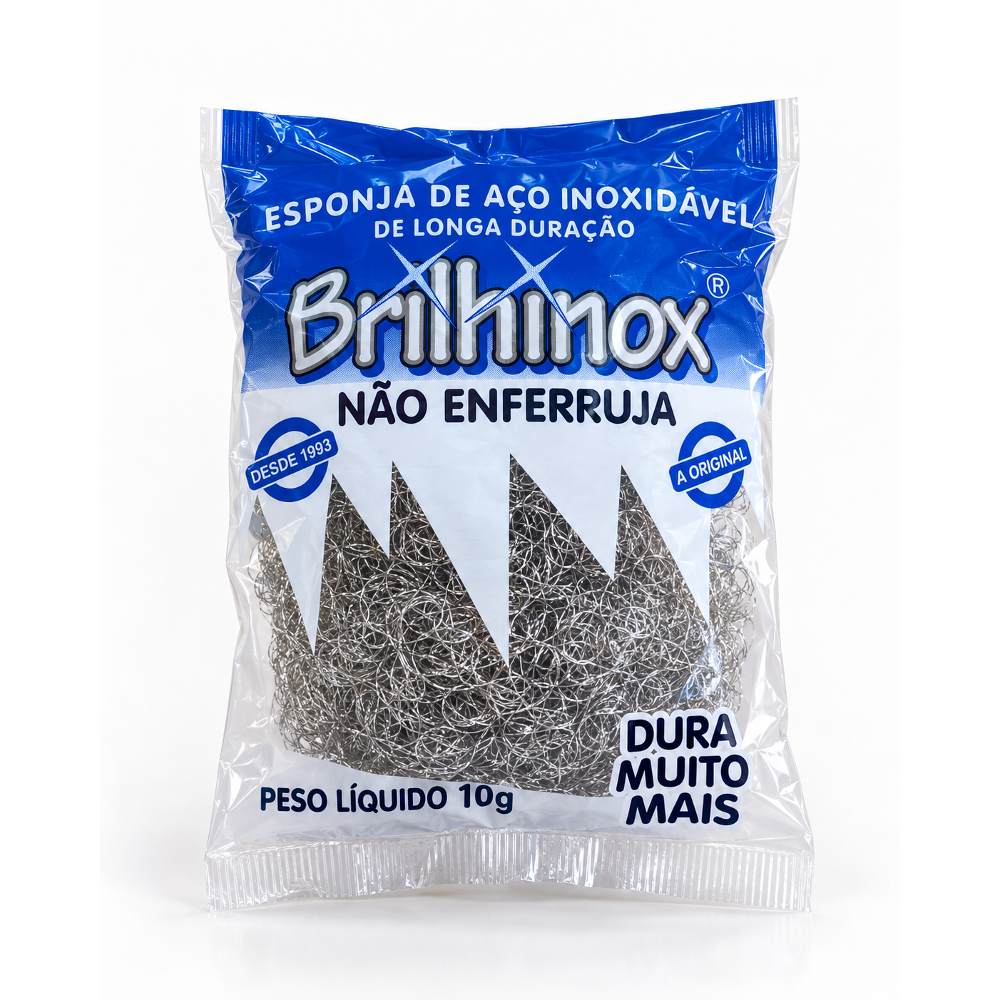 Esfregão de Aço Brilhinox 1un