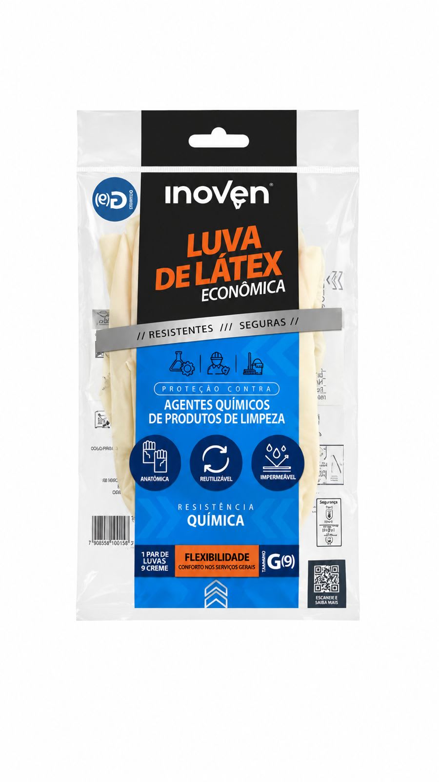 Luva Latex Creme G