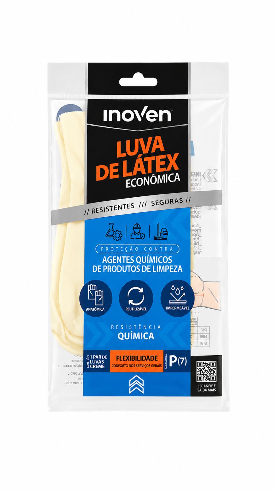 Luva Latex Creme P
