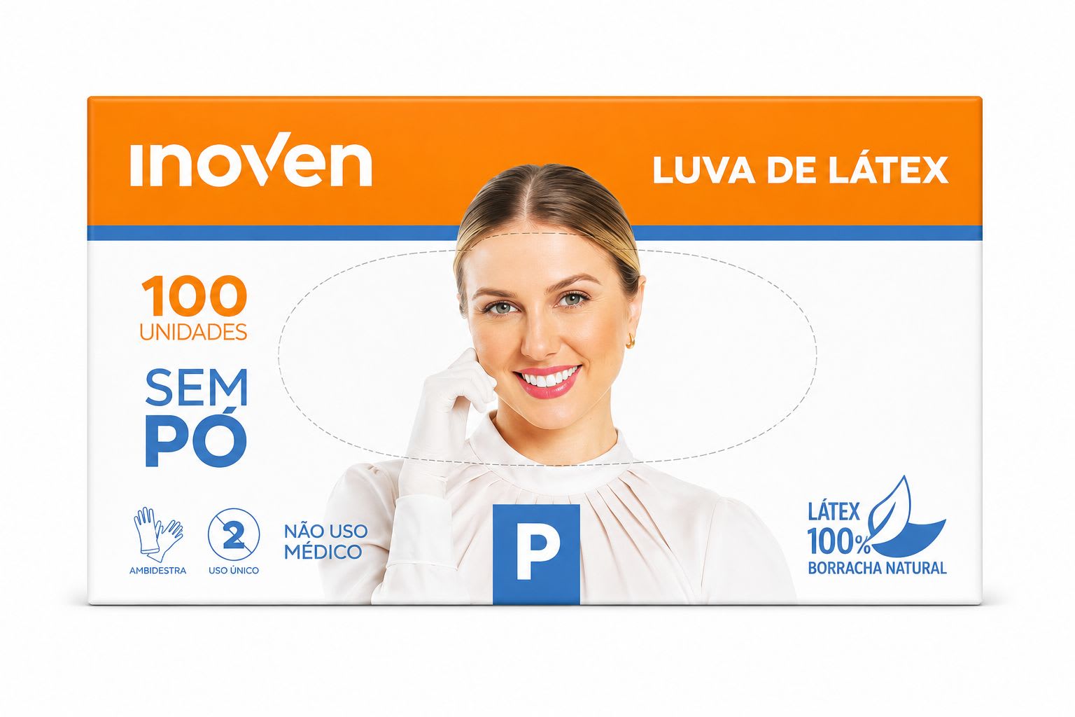 Luva Látex Sem Pó