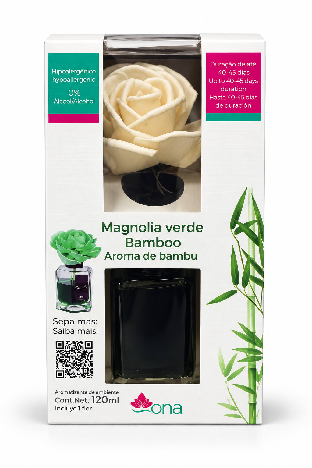 Flor Aromatizante Aroma de Bamboo 120ml