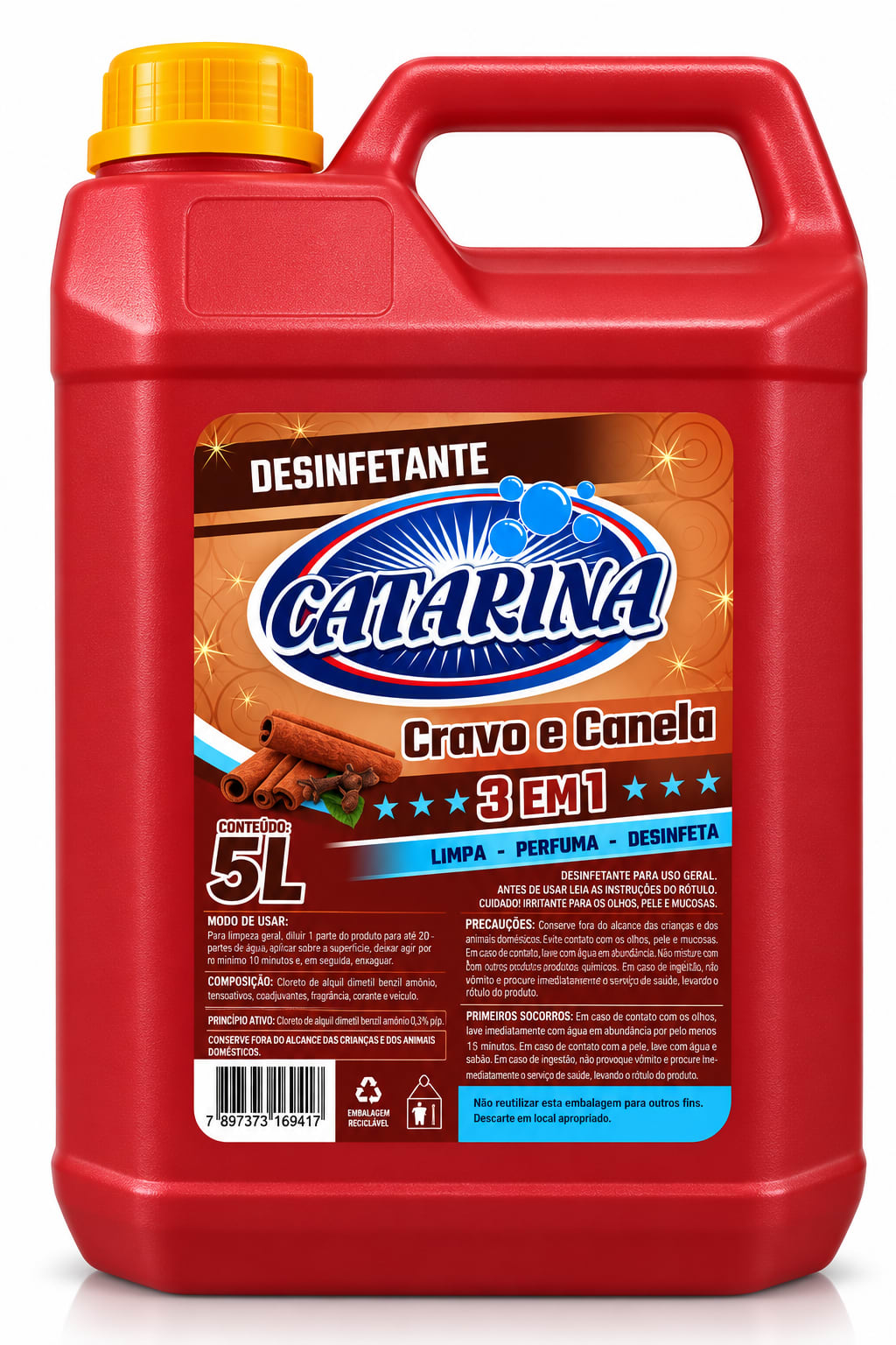 Desinfetante Cravo e Canela 5L