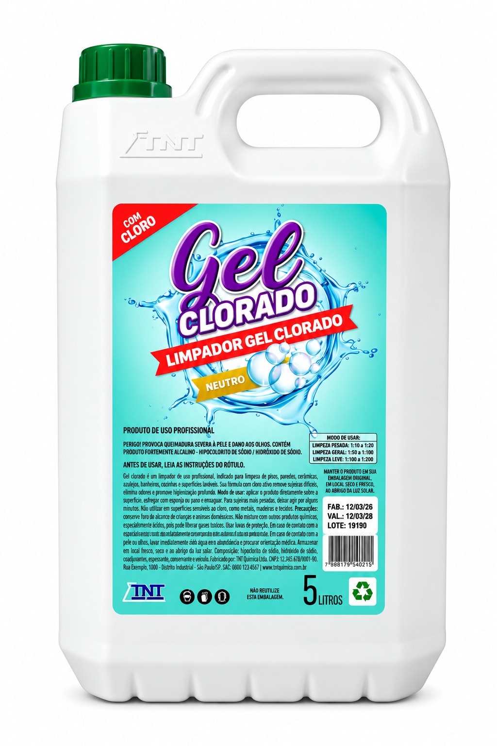 Gel Clorado 5L