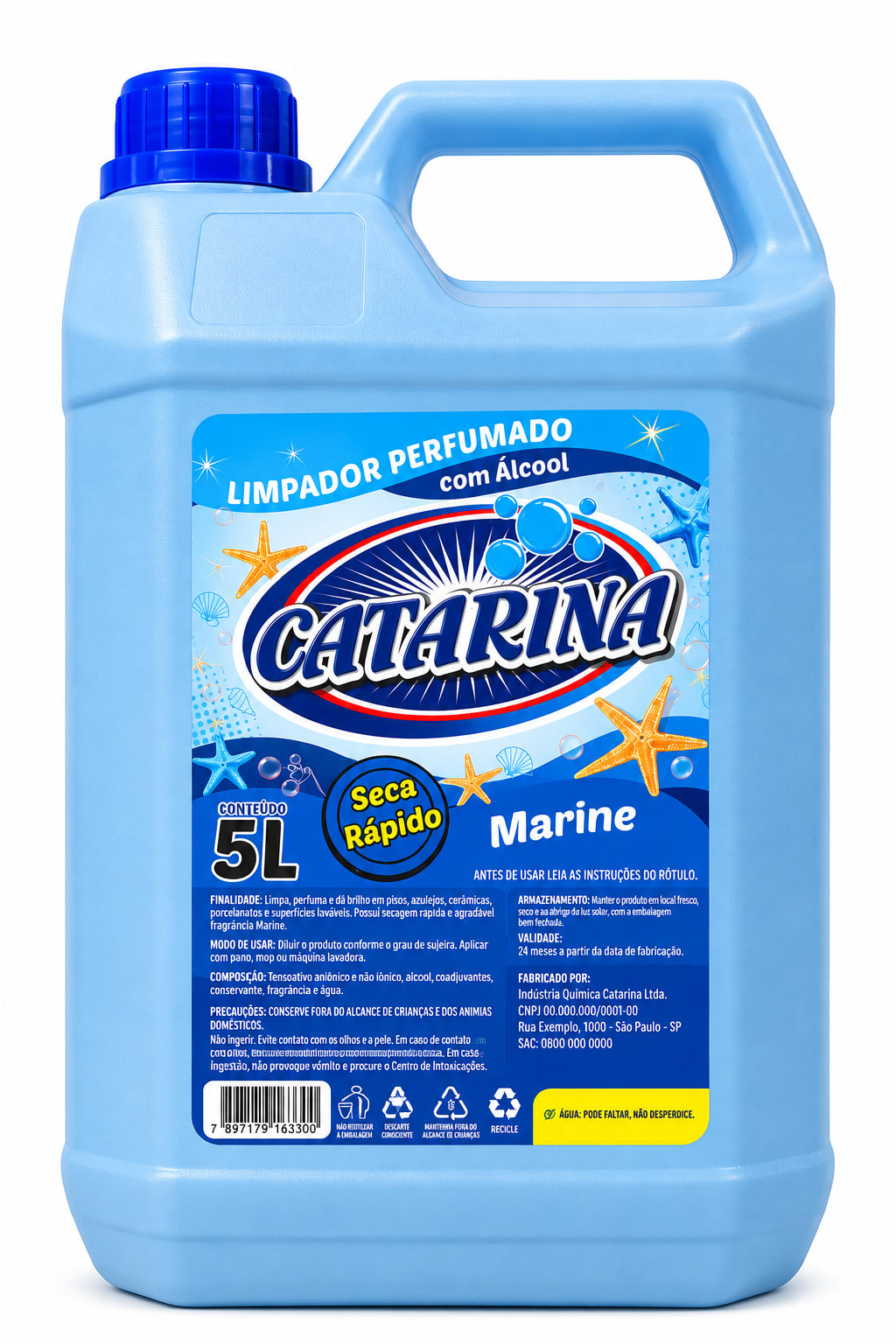 Limpador Perfumado Marine 5L