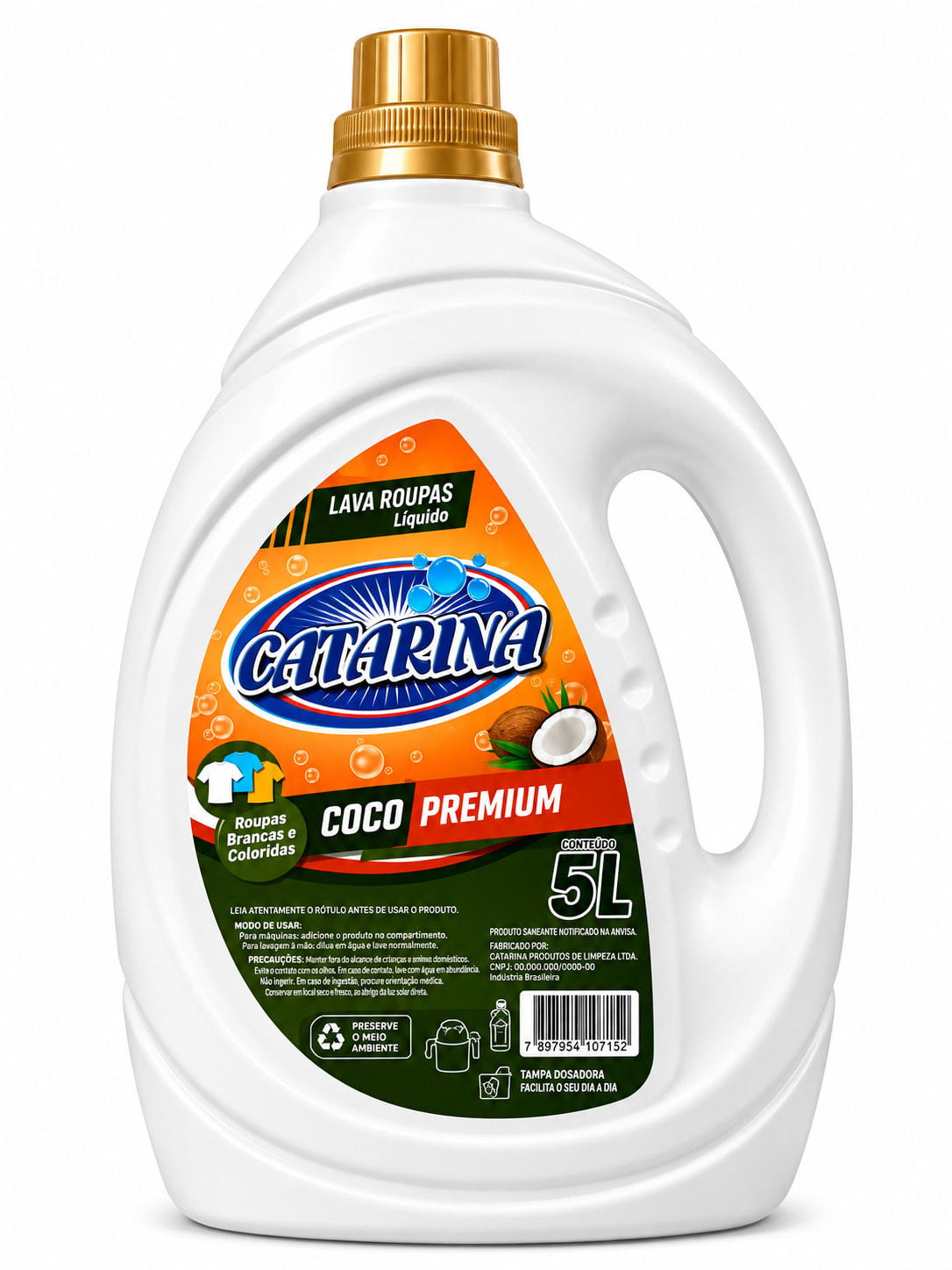 Lava Roupas Líquido Coco Premium 5L