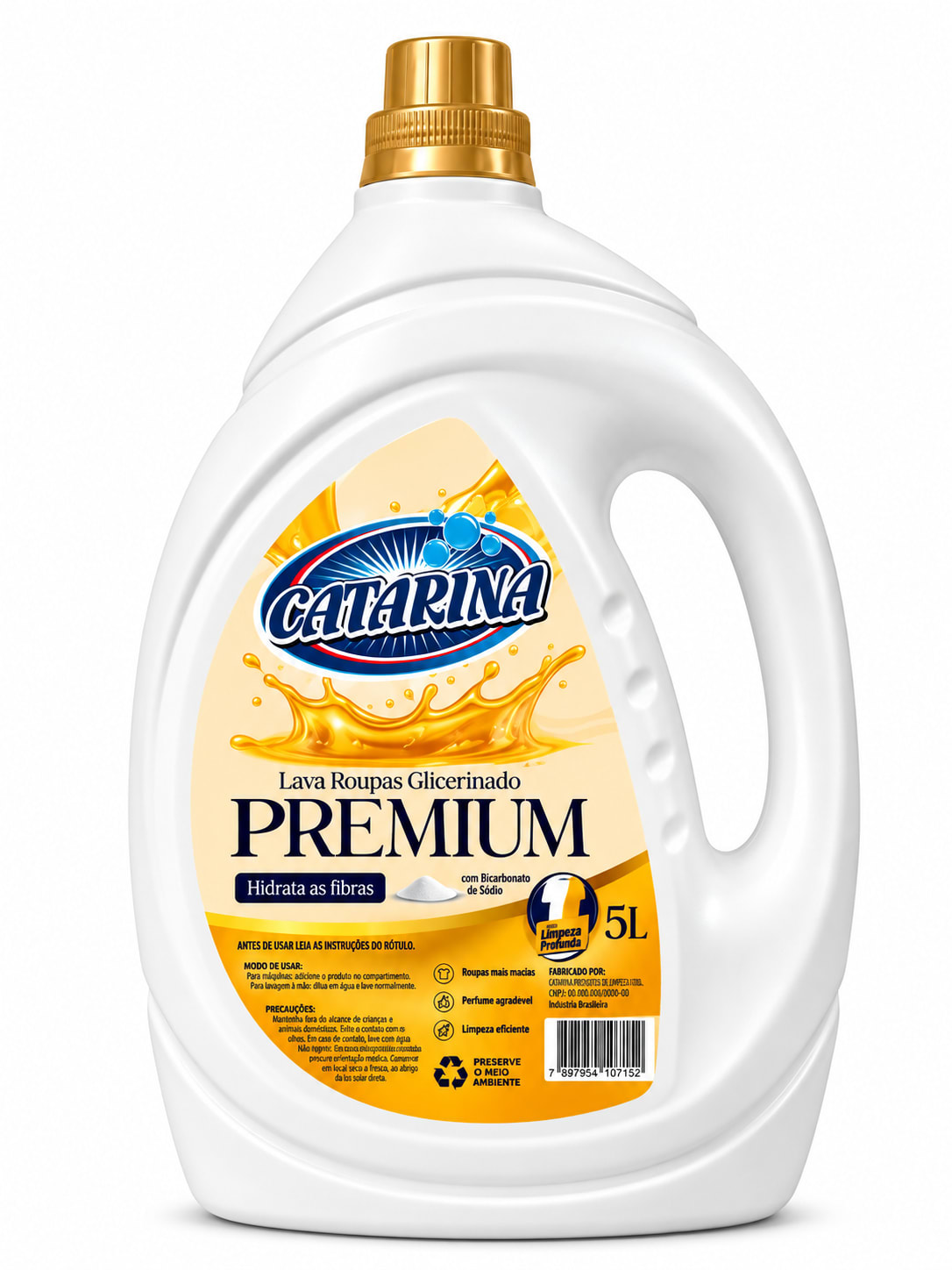 Lava Roupas Premium Glicerinado 5L