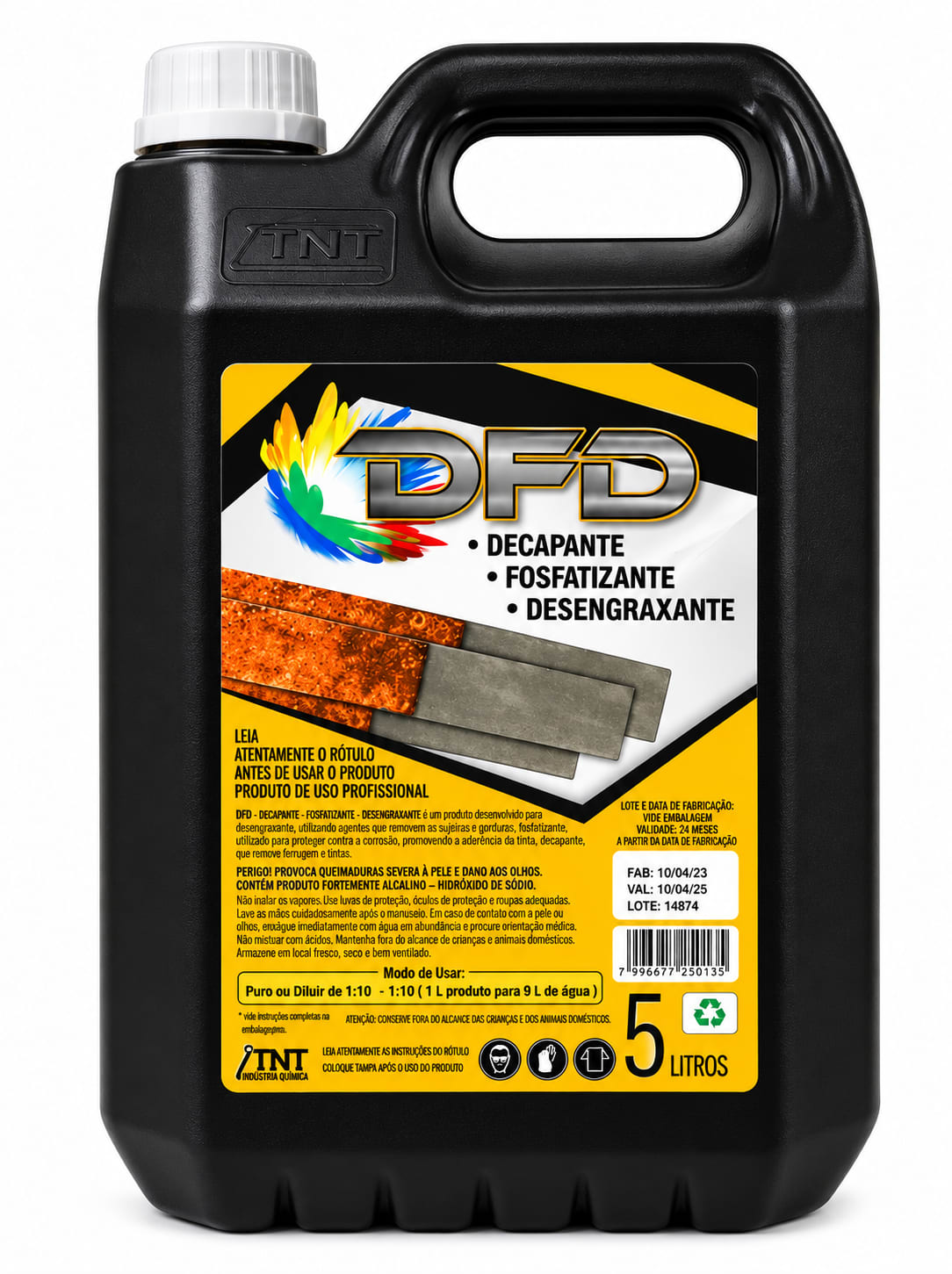 DFD Decapante Fosfatilizante Desengraxante 5L
