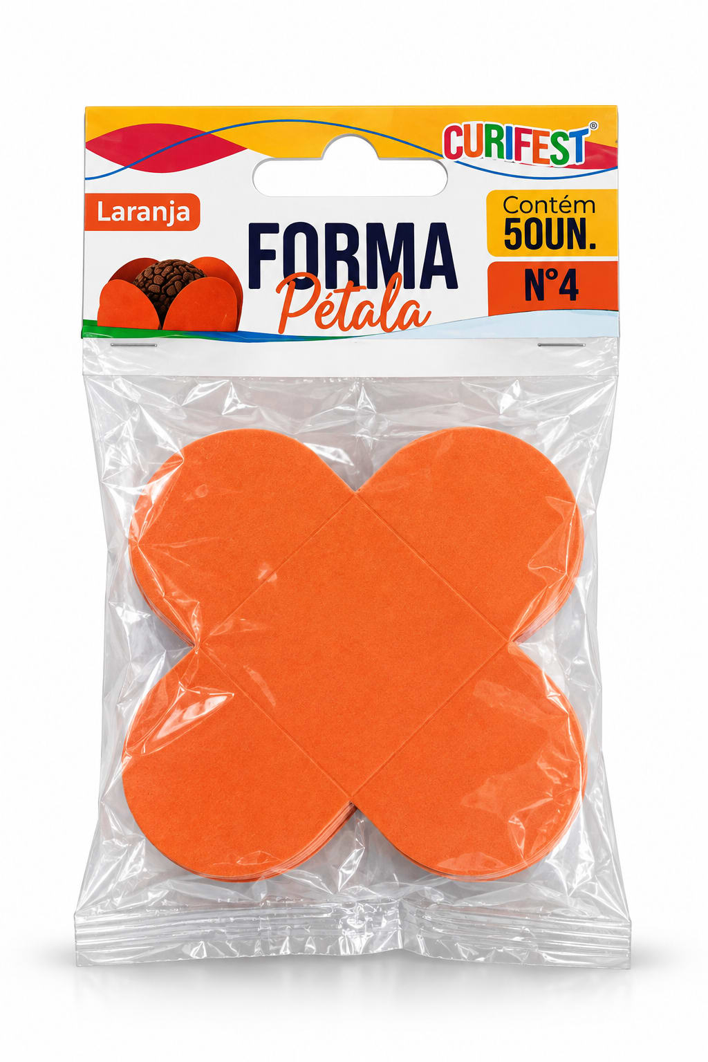 Caixeta Laranja N4 50 unidades Curifest