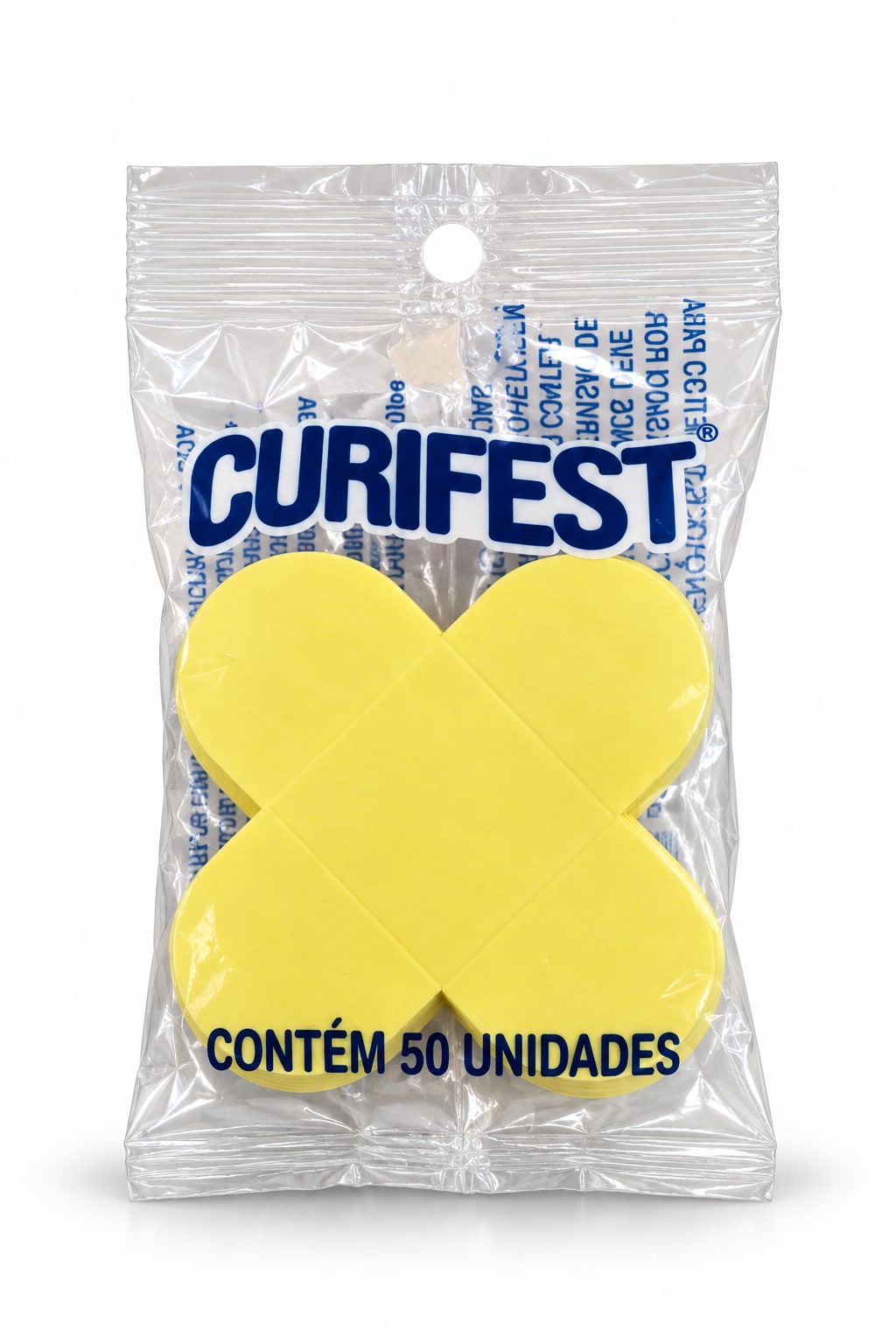 Caixeta Amarela 50 unidades Curifest