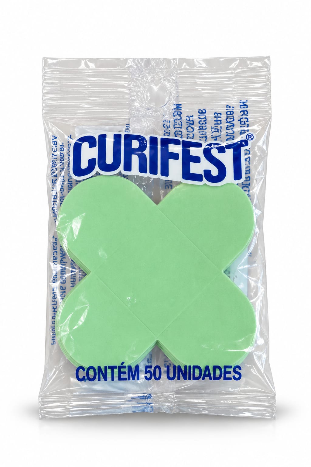 Caixeta Verde Bebê N4 50 unidades Curifest