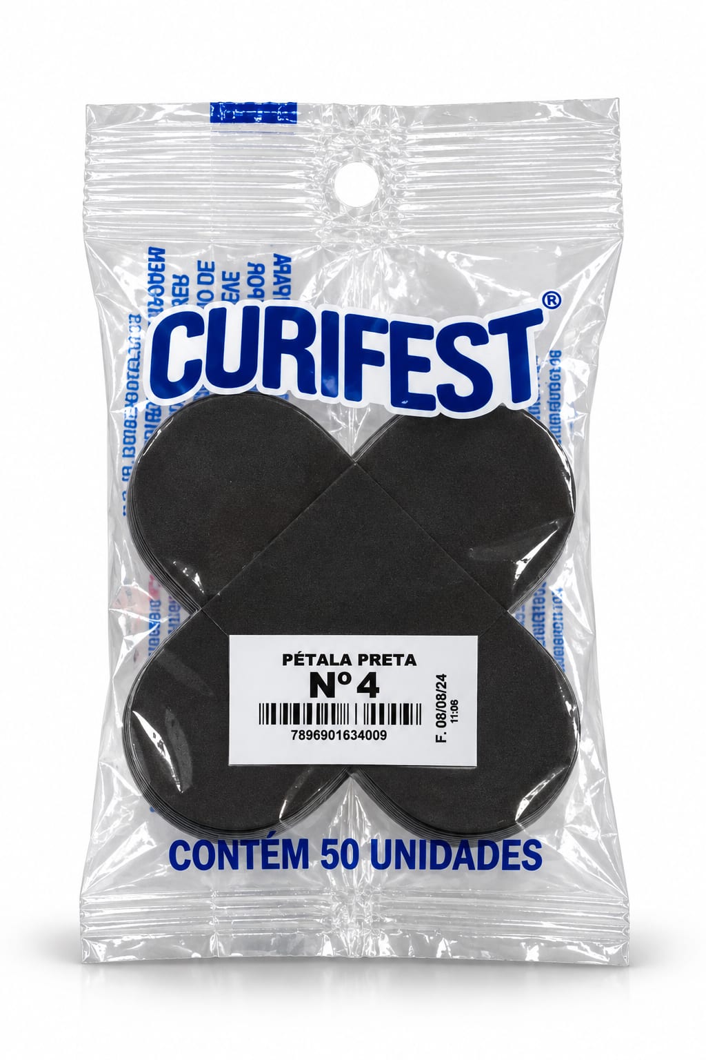 Caixeta Preta N4 50 unidades Curifest