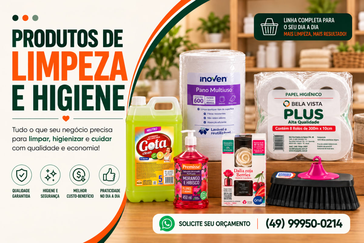 Limpeza e Higiene - Fale conosco